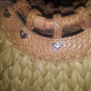 Brighton straw purse